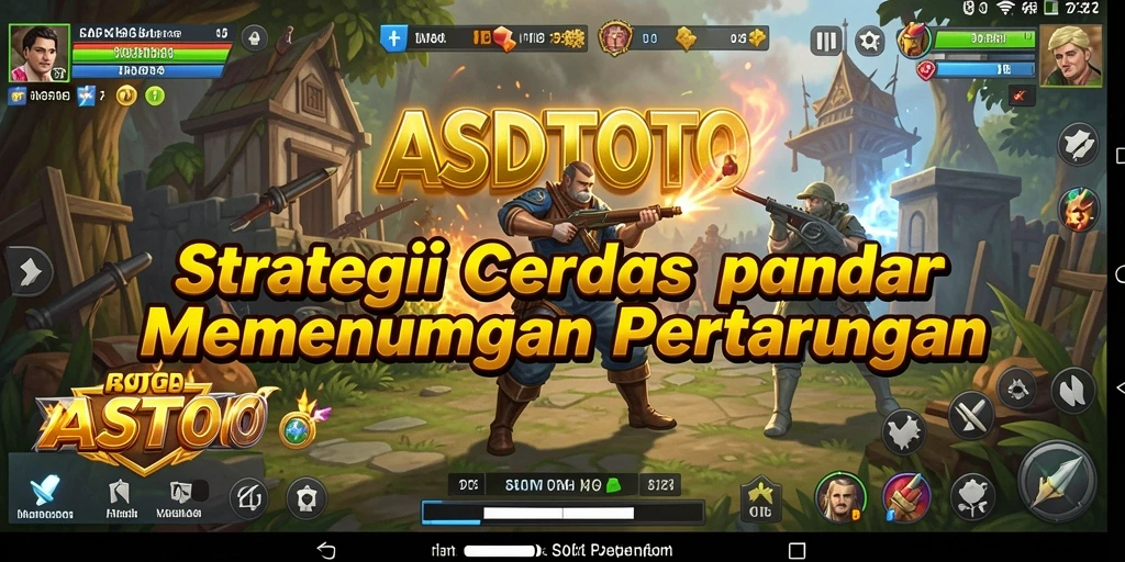 Tangkapan layar gameplay ASDTOTO menunjukkan aksi strategis yang intens.