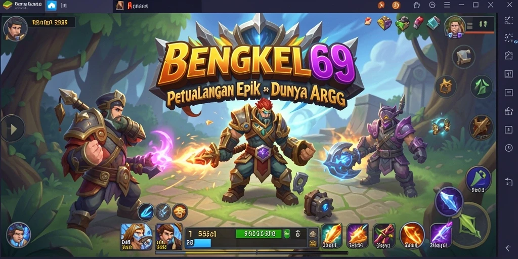 Screenshot dari gameplay menarik BENGKEL69 dalam aksi