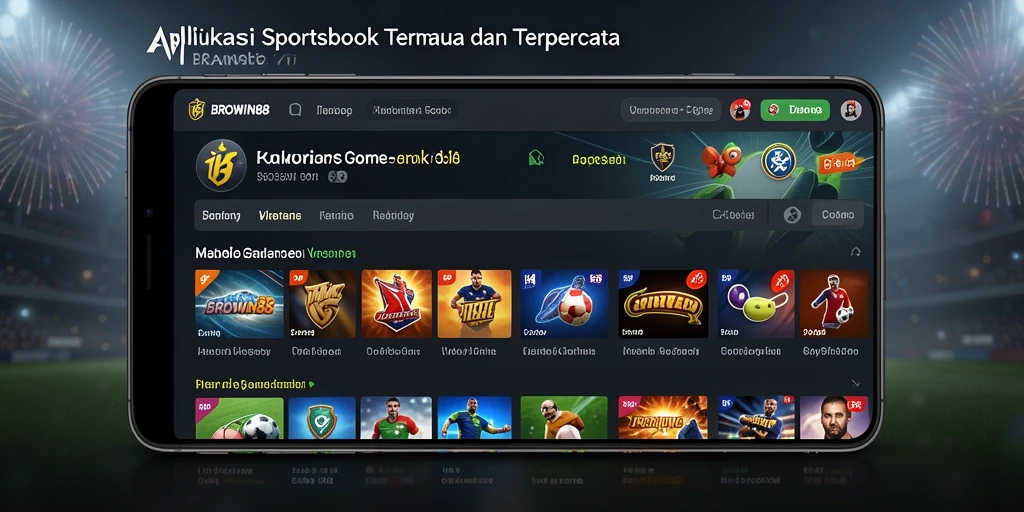 Screenshot utama BROWIN88 menampilkan gameplay taruhan olahraga yang seru.