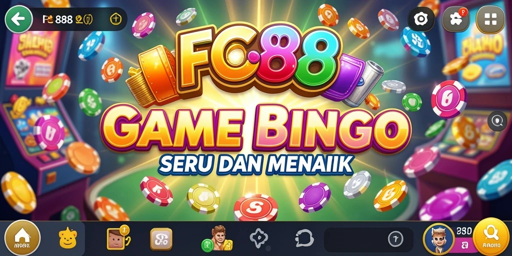 Tampilan gameplay Bingo yang mendebarkan di FC888.
