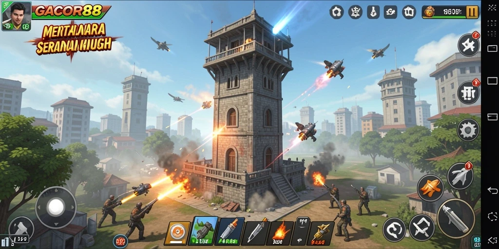 Tampilan menakjubkan dari gameplay GACOR88 yang seru dan menantang.
