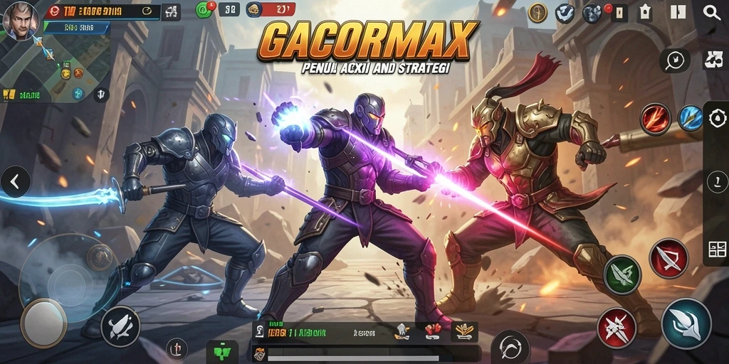 Gameplay GACORMAX yang menyerukan dalam pertarungan epik.