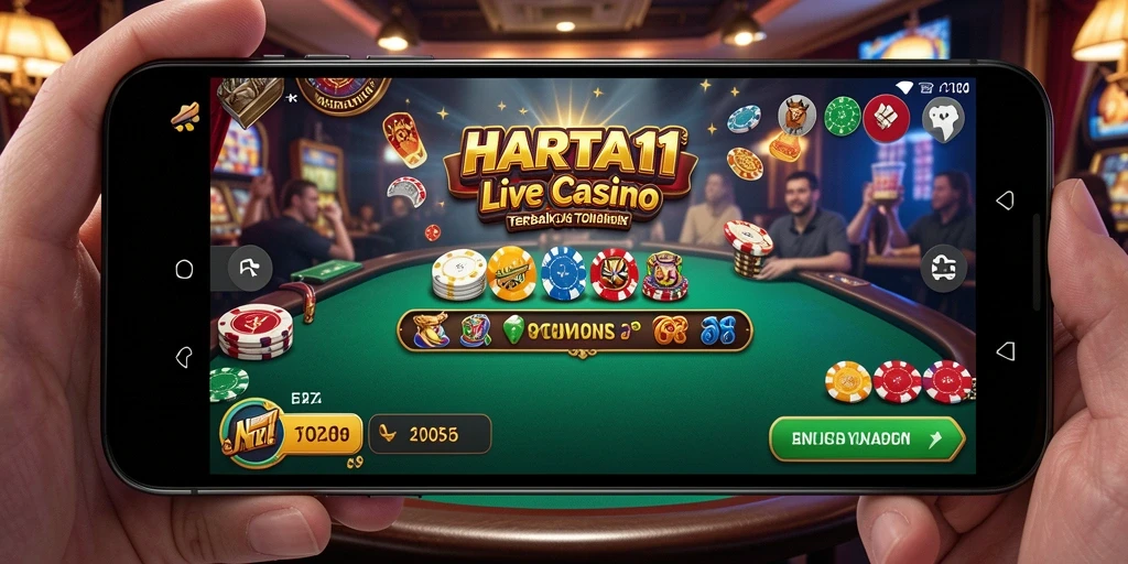 Pengalaman bermain Live Casino yang mendebarkan dan interaktif di HARTA11.