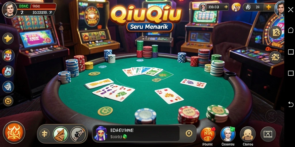 Tampilan gameplay menarik dari QiuQiu di IDAGAME.