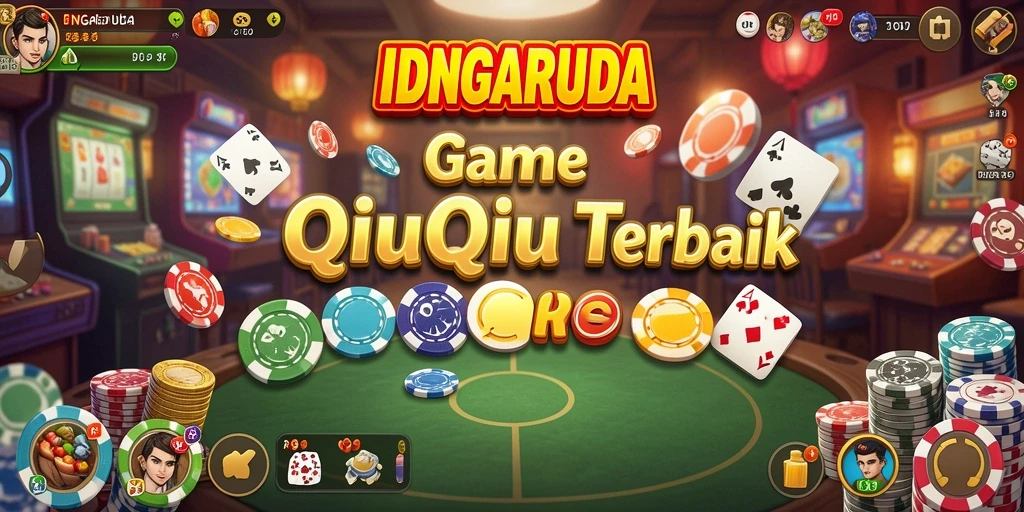Screenshot gameplay IDNGARUDA menampilkan aksi seru QiuQiu.