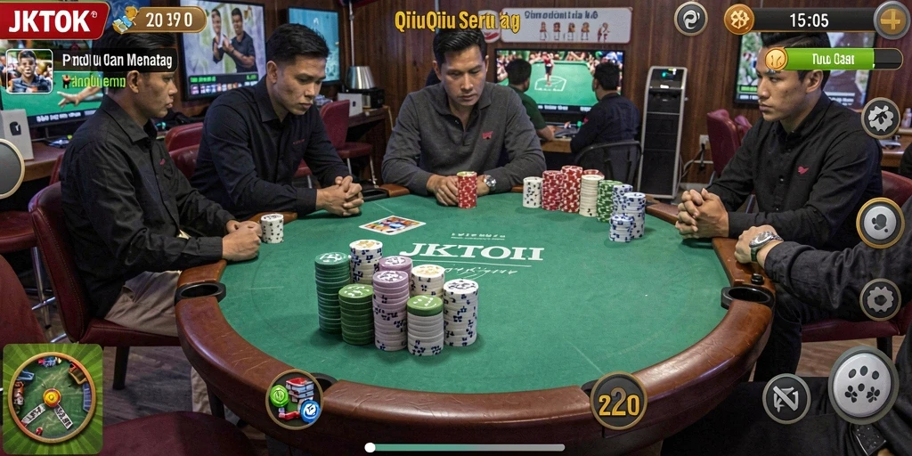 Tampilan gameplay QiuQiu yang menarik dan penuh aksi.