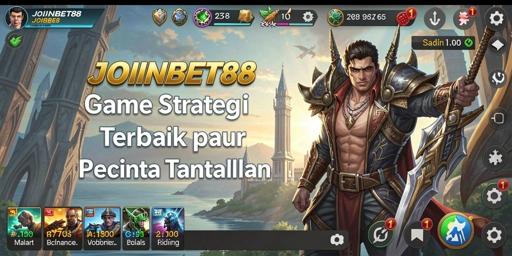Tampilan gameplay menarik dan strategi mendalam di JOINBET88.