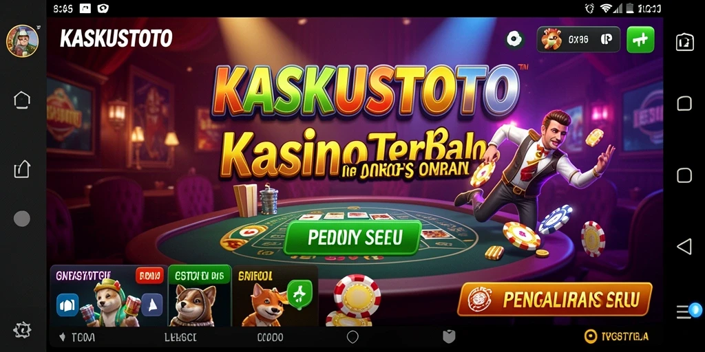 Tangkapan layar KASKUSTOTO menampilkan gameplay seru permainan Kasino.