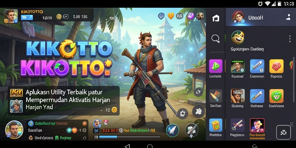 Tampilan antarmuka KIKOTOTO yang bersih dan mudah digunakan.
