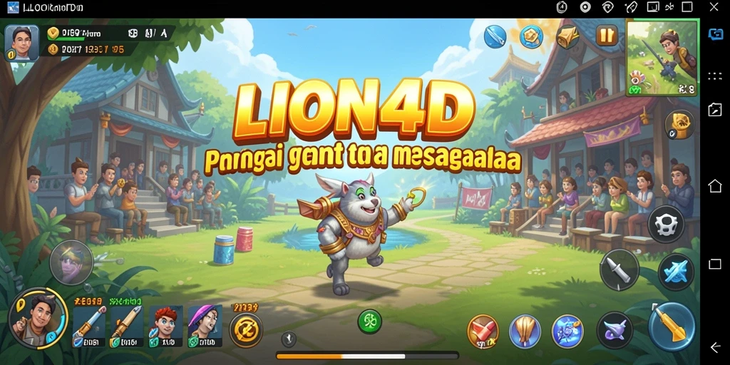 Gameplay menyenangkan dan penuh warna di LION4D.
