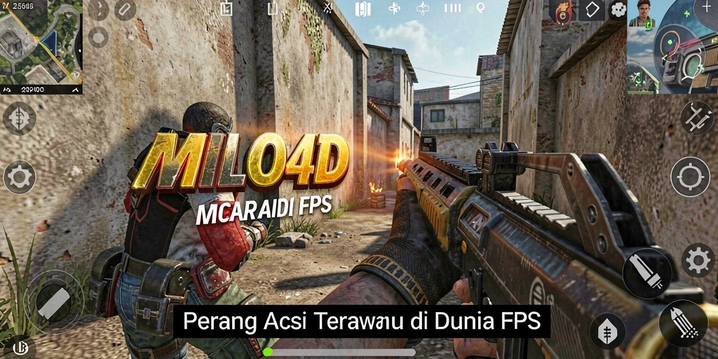 Screenshot utama MILO4D menampilkan aksi pertempuran yang mendebarkan.
