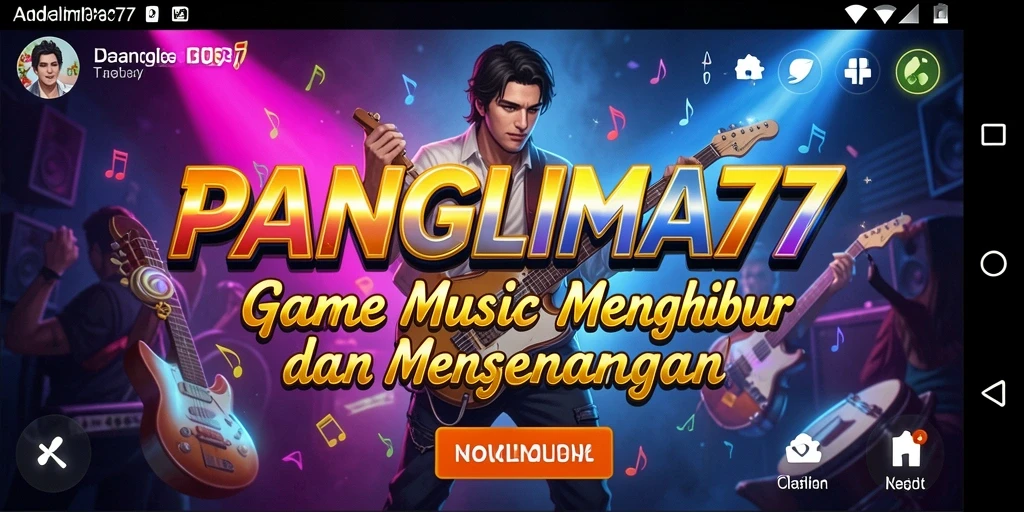 Tampilan gameplay seru dan interaktif dari PANGLIMA77.