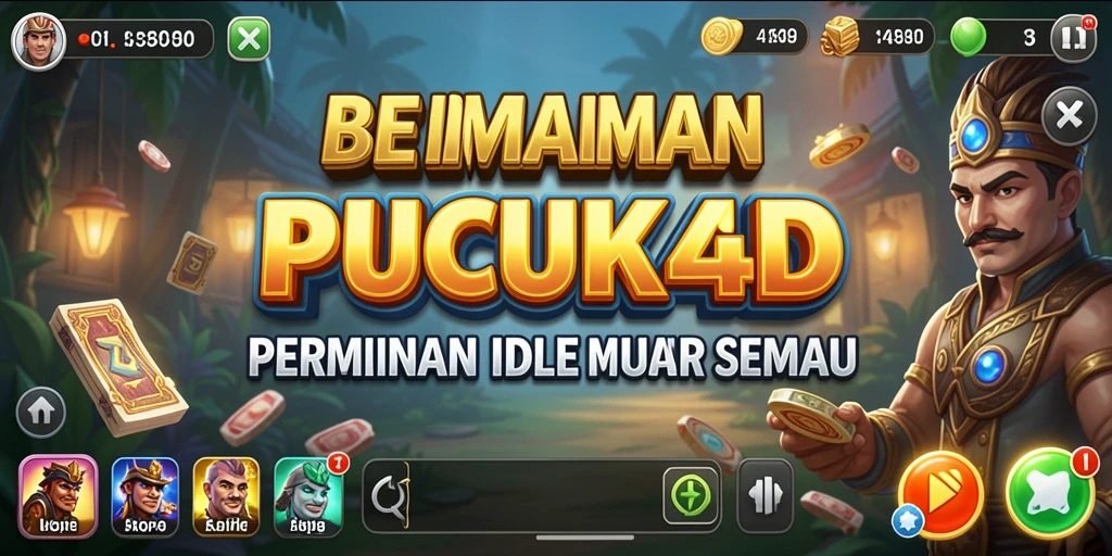 Tampilan screenshot gameplay PUCUK4D yang menampilkan mekanisme Idle.