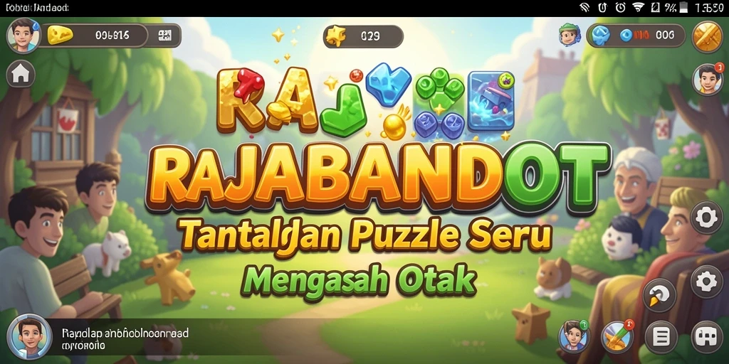 Tampilan gameplay RAJABANDOT yang menantang dan menarik.