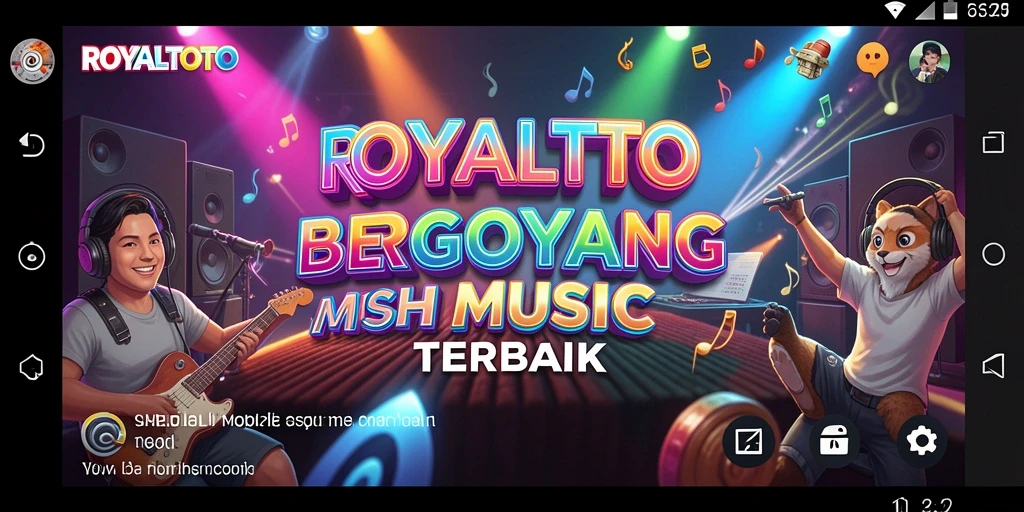 Cuplikan gameplay ROYALTOTO dengan alunan musik yang menggugah semangat.