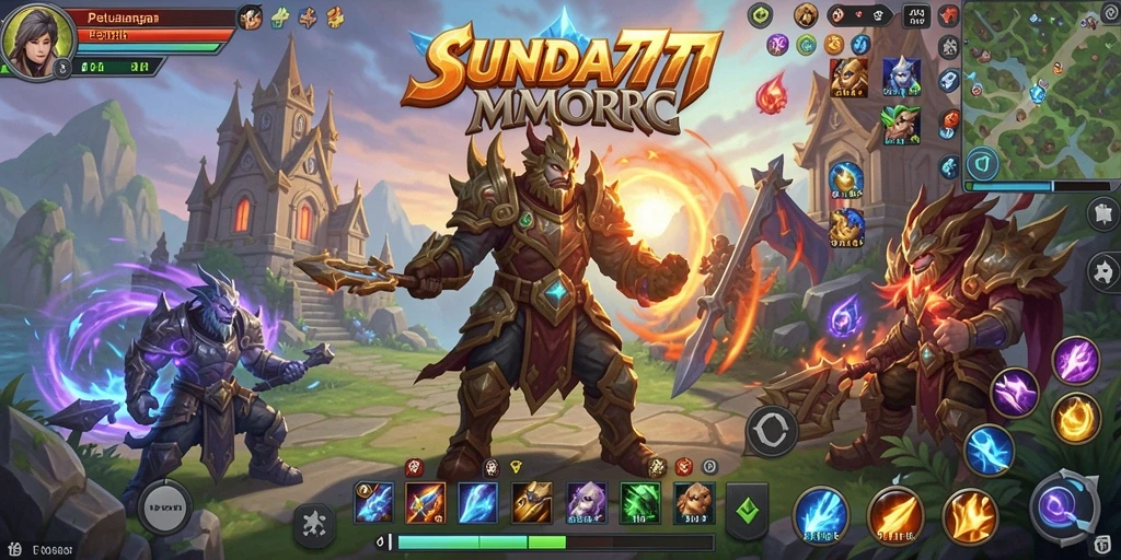 Screenshot SUNDA777 menampilkan aksi seru dalam petualangan MMORPG.