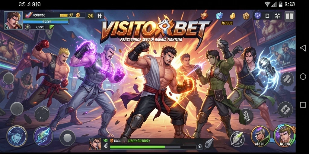 Tampilan gameplay menarik dari VISITORBET dengan pertarungan yang menegangkan.